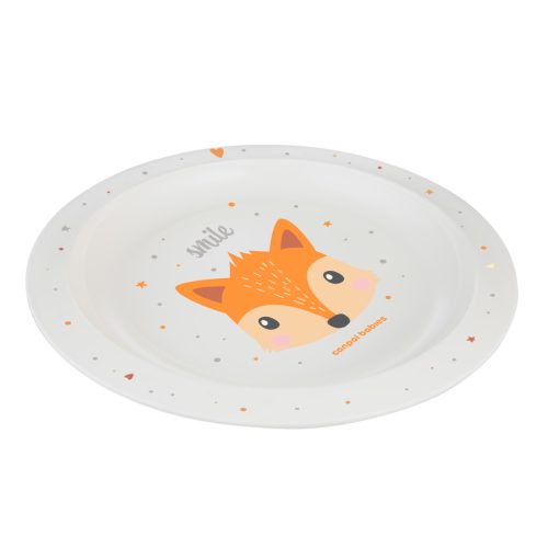 Canpol Babies Műanyag tányér (9h+) Cute Animals - Róka