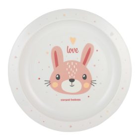 Canpol Babies Műanyag tányér (9h+) Cute Animals - Nyuszi