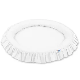 BabyLion Prémium kör alakú babafészek - Fehér