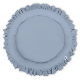 BabyLion Prémium kör alakú babafészek - Pasztell kék