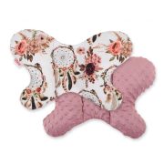   BabyLion Prémium Minky pillangó párna -  Álomfogó virágokkal