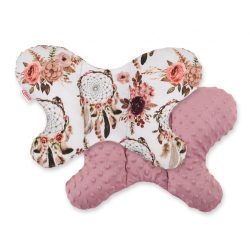   BabyLion Prémium Minky pillangó párna -  Álomfogó virágokkal