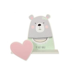 BabyLion Prémium gyerek fali polc - Maci lány