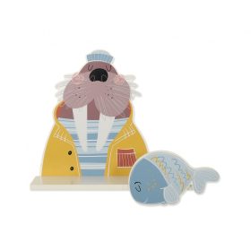 BabyLion Prémium gyerek fali polc - Rozmár