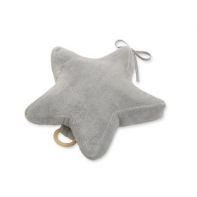 BabyLion Prémium Zenélő csillag párna - Szürke