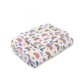   BabyLion Prémium 2 részes ágyneműszett (75x100) - Szivárványok