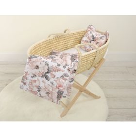   BabyLion Prémium Maci 2 részes ágyneműszett - Szépia rózsák