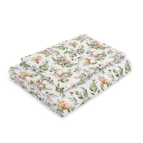   BabyLion Prémium 2 részes ágyneműszett (100x135) - Őzike és barátai - Színes