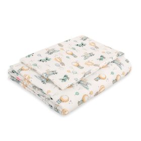   BabyLion Prémium 2 részes ágyneműszett (100x135) - Repülők és léggömbök