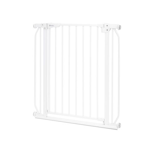 Lionelo Truus Slim biztonsági ajtórács - White (75-105 cm) 2 db toldóval!