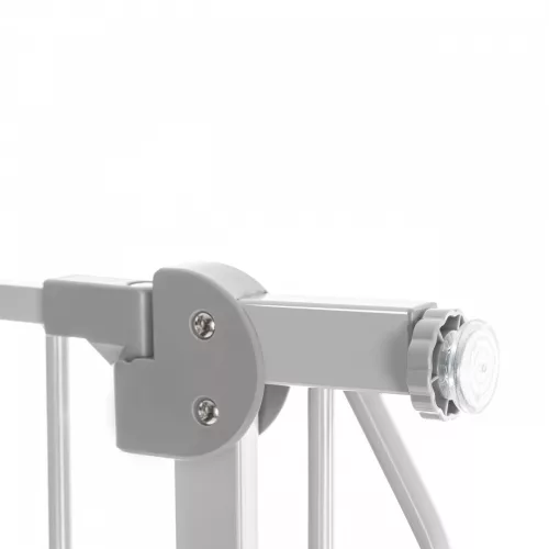 Lionelo Truus Slim biztonsági ajtórács - Grey (75-105 cm) 2 db toldóval!