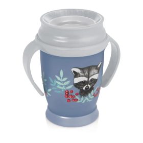   Lovi Buddy 360° itatópohár Drink Master 250ml Racoon (9hó+)