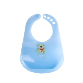 Canpol Babies Műanyag előke merev zsebbel - Kék