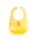 Canpol Babies Műanyag előke merev zsebbel - Sárga