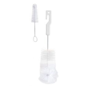 Canpol Babies Szivacsos cumisüvegmosó kefe - Fehér