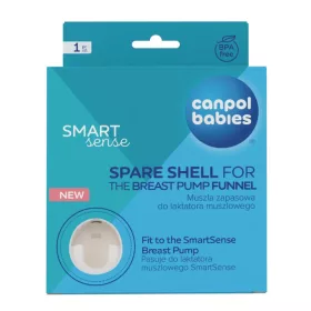   Canpol babies SmartSense mellszívóhoz való csere szilikon tölcsér 24 mm és tejtartó