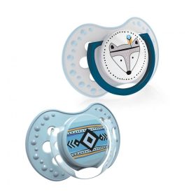   Lovi Dinamikus nyugtató cumi 2db (6-18 hónap) Indian Summer - Blue