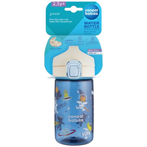 Canpol babies Junior gyermek kulacs 400 ml - Kék