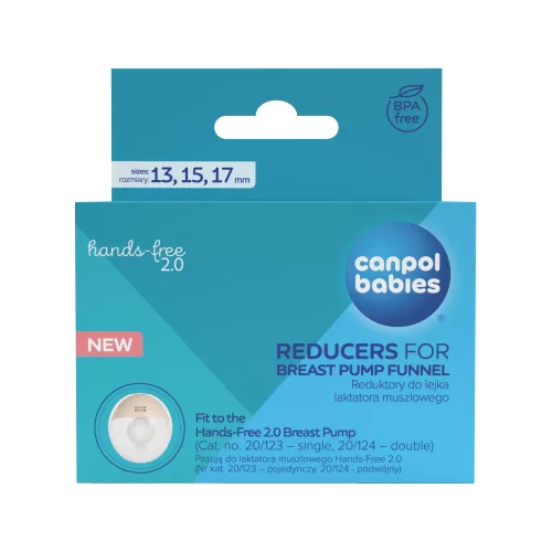 Canpol babies Szilikon tölcsérszűkítők 13/15/17 mm a Hands-Free 2.0 mellszívóhoz