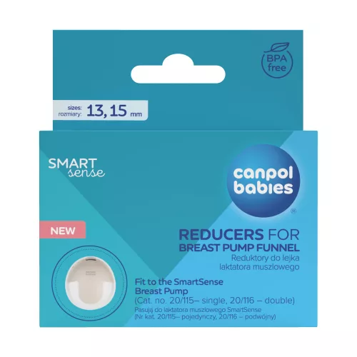 Canpol babies Pót szilikon tölcsérszűkítők 13/15 mm a SmartSense mellszívóhoz