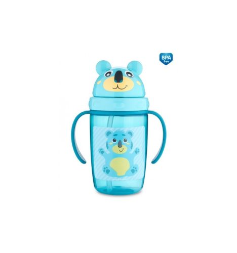 Canpol Babies Sport itatópohár szívószállal 400 ml (12h+) - Maci