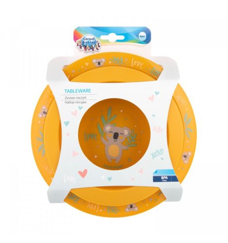 Canpol Babies Exotic Animals étkészlet (4h+) - Sárga