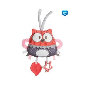   Canpol Babies Felakasztható plüss játék - Bagoly - Korall