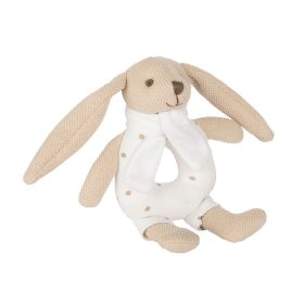 Canpol Babies Plüss játék csörgővel - Bézs nyuszi