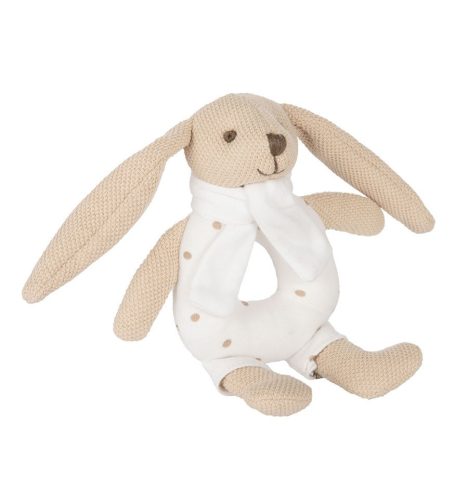 Canpol Babies Plüss játék csörgővel - Bézs nyuszi