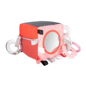 Canpol Babies Szenzorikus plüss kocka - Korall