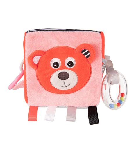 Canpol Babies Szenzorikus plüss kocka - Korall