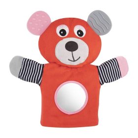 Canpol Babies Plüss bábjáték - Maci - Korall