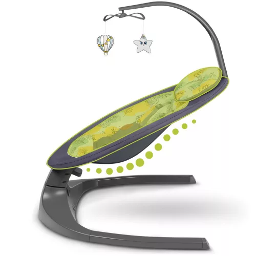 Lionelo Ralf elektromos pihenőszék és hinta - Grey concrete