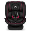 Lionelo Bastiaan I-Size 360°-ban forgatható ISOFIX gyermekülés (40-150 cm) - Black Red