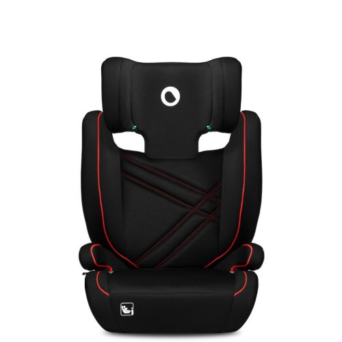 Lionelo Hugo i-Size Isofix gyerekülés (100-150 cm) - Black Red