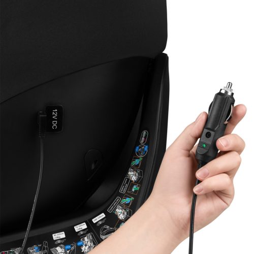 Lionelo Braam Air I-Size 360°-ban forgatható ISOFIX gyermekülés (40-150 cm) - Black Carbon