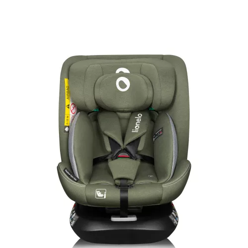 Lionelo Bastiaan One I-Size 360°-ban forgatható ISOFIX gyermekülés (40-150 cm) - Green Olive