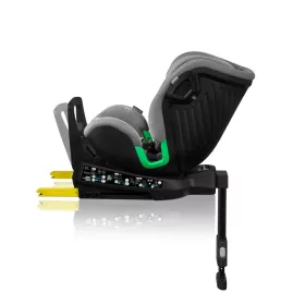   Lionelo Harmony I-Size 360°-ban forgatható ISOFIX gyermekülés (40-150 cm) - Grey Concrete Bamboo