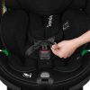 Lionelo Harmony I-Size 360°-ban forgatható ISOFIX gyermekülés (40-150 cm) - Black Carbon Bamboo