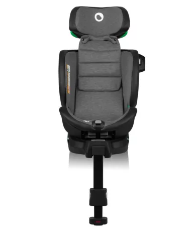 Lionelo Harmony I-Size 360°-ban forgatható ISOFIX gyermekülés (40-150 cm) - Grey Graphite Leather