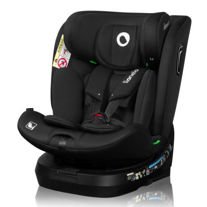 Lionelo Brave I-Size 360°-ban forgatható ISOFIX gyermekülés (40-150 cm) - Black Carbon