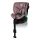 Lionelo Harmony I-Size 360°-ban forgatható ISOFIX gyermekülés (40-150 cm) - Pink Mauve Bamboo