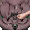 Lionelo Harmony I-Size 360°-ban forgatható ISOFIX gyermekülés (40-150 cm) - Pink Mauve Bamboo