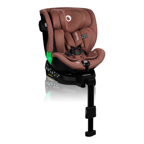 Lionelo Harmony I-Size 360°-ban forgatható ISOFIX gyermekülés (40-150 cm) - Red Brick Bamboo