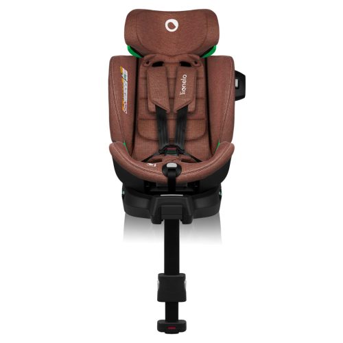 Lionelo Harmony I-Size 360°-ban forgatható ISOFIX gyermekülés (40-150 cm) - Red Brick Bamboo