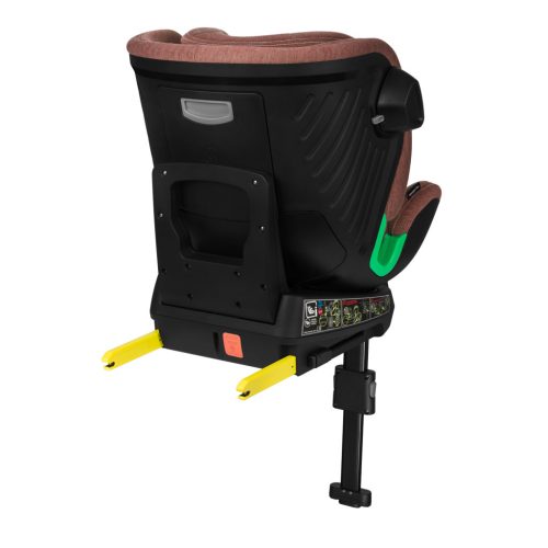 Lionelo Harmony I-Size 360°-ban forgatható ISOFIX gyermekülés (40-150 cm) - Red Brick Bamboo
