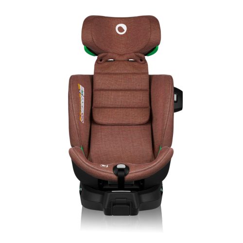 Lionelo Harmony I-Size 360°-ban forgatható ISOFIX gyermekülés (40-150 cm) - Red Brick Bamboo