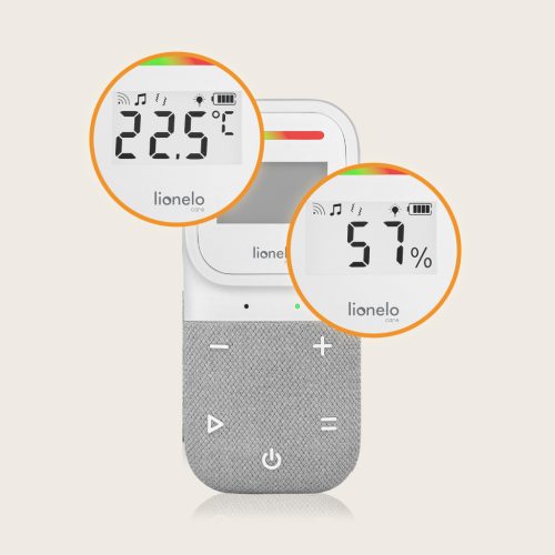 Lionelo BabyLine 2.3 Digitális Audio bébiőr hő és páratartalom érzékelőkkel