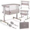 Lionelo Aurora 3in1 babaöböl, babaágy és bölcső -  Beige Cappuccino