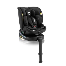   Lionelo Navy I-Size 360° forgatható ISOFIX gyermekülés (40-150cm) - Black Onyx